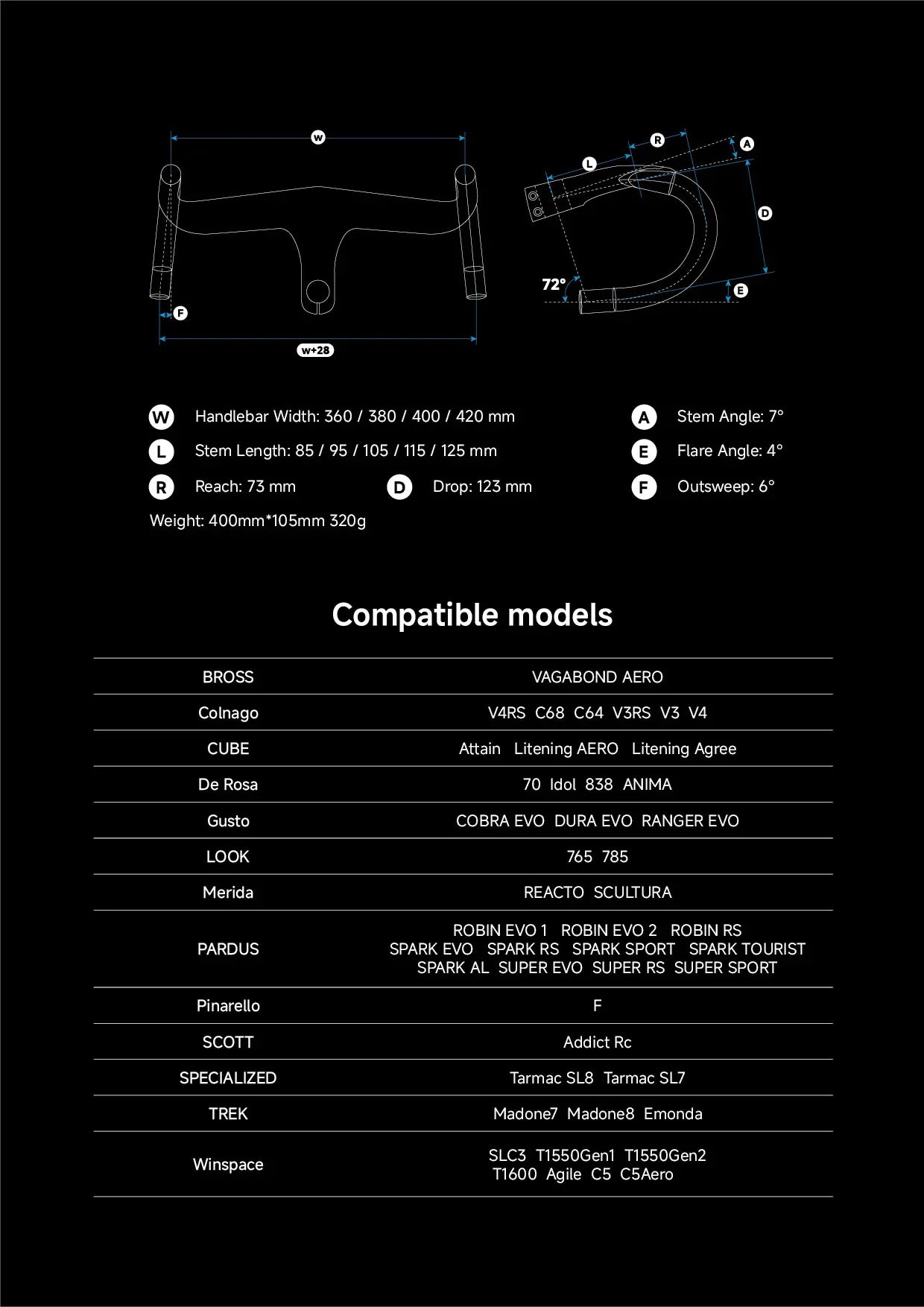Winspace HYPER Integrated handlebar