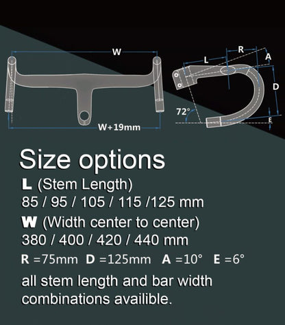 Winspace Zero Integrated Bar and Stem